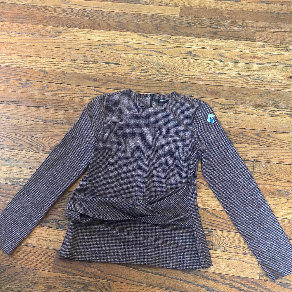 Zara long sleeve blouse